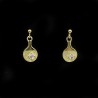 Table Tennis Racket Shaped Earrings