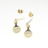 Table Tennis Racket Shaped Earrings