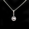 Table Tennis Racket Shaped Pendant