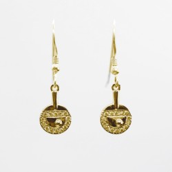 Table Tennis Racket Shaped Earrings