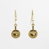 Table Tennis Racket Shaped Earrings