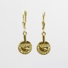 Table Tennis Racket Shaped Earrings