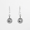Table Tennis Racket Earrings with circon