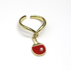 Anillo de tenis de mesa ajustable de latón