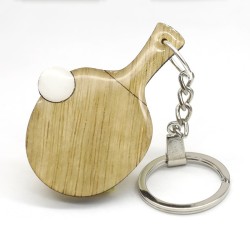 table tennis racket keychain