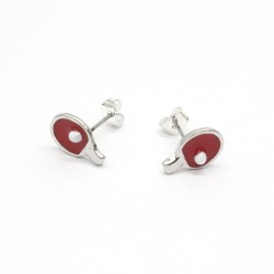 Table Tennis Racket Earrings