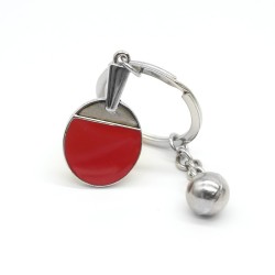 Metal Keychain "Mini Racket"