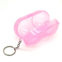 Llavero con funda para pelotas de tenis de mesa