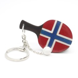 Keychain table tennis blade "Norwegian"
