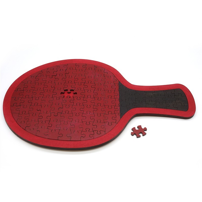 Rompecabezas con forma de raqueta de tenis de mesa – 114 piezas